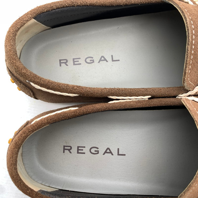 【中古品】【メンズ】 REGAL リーガル デッキシューズ BROWN/SIZE:27.0cm 靴 シューズ ※カビ臭あり 165-260908-io-12-fuzh カラー：ブラウン 万代Net店