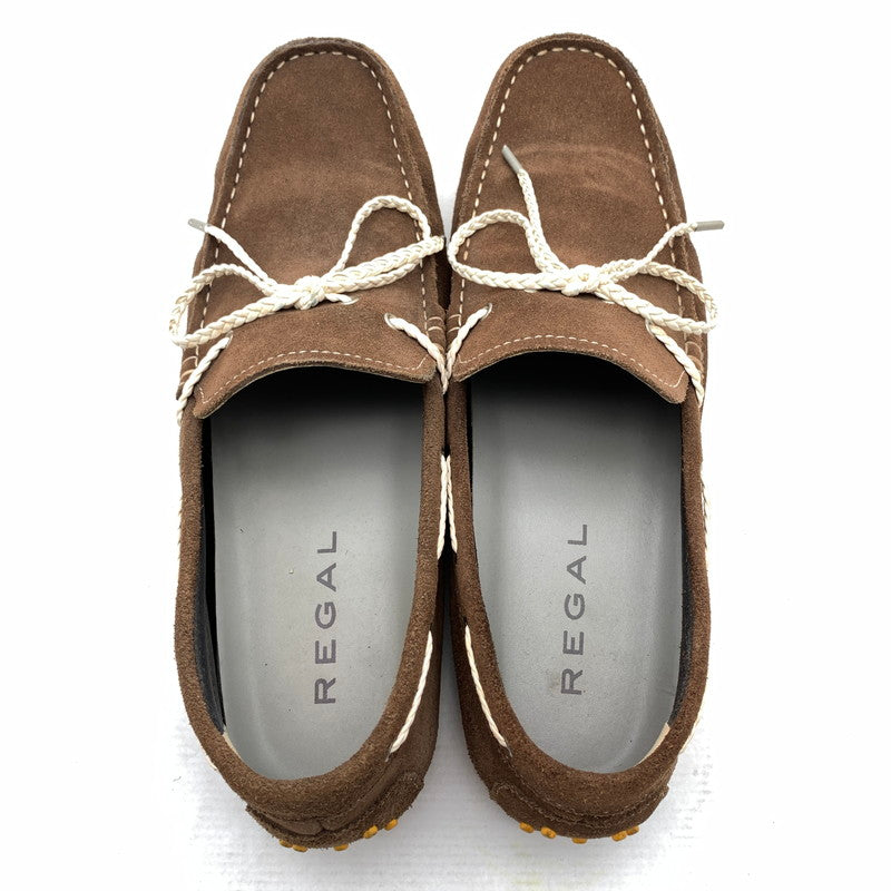 【中古品】【メンズ】 REGAL リーガル デッキシューズ BROWN/SIZE:27.0cm 靴 シューズ ※カビ臭あり 165-260908-io-12-fuzh カラー：ブラウン 万代Net店