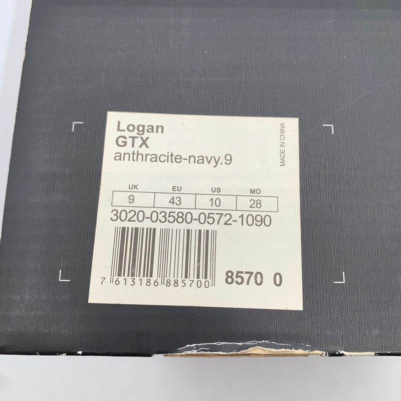 【中古品】【メンズ】 MAMMUT マムート 1610090 LOGAN GTX TREKKING SHOES CHARCOAL/SIZE:UK:9 箱付属 靴 シューズ スニーカー トレッキングシューズ ※箱傷み・カビ臭あり 164-260908-io-10-fuzh カラー：チャコール 万代Net店
