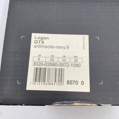 【中古品】【メンズ】 MAMMUT マムート 1610090 LOGAN GTX TREKKING SHOES CHARCOAL/SIZE:UK:9 箱付属 靴 シューズ スニーカー トレッキングシューズ ※箱傷み・カビ臭あり 164-260908-io-10-fuzh カラー：チャコール 万代Net店