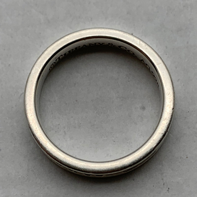 【中古品】【メンズ】 TIFFANY＆CO ティファニー 1837 シルバーナローリング SILVER 925/12号 ※本体のみ 指輪 アクセサリー ※使用感あり 192-260912-io-14-fuzh 万代Net店