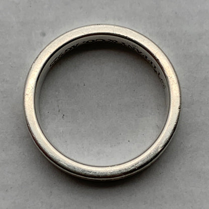 【中古品】【メンズ】 TIFFANY＆CO ティファニー 1837 シルバーナローリング SILVER 925/12号 ※本体のみ 指輪 アクセサリー ※使用感あり 192-260912-io-14-fuzh 万代Net店