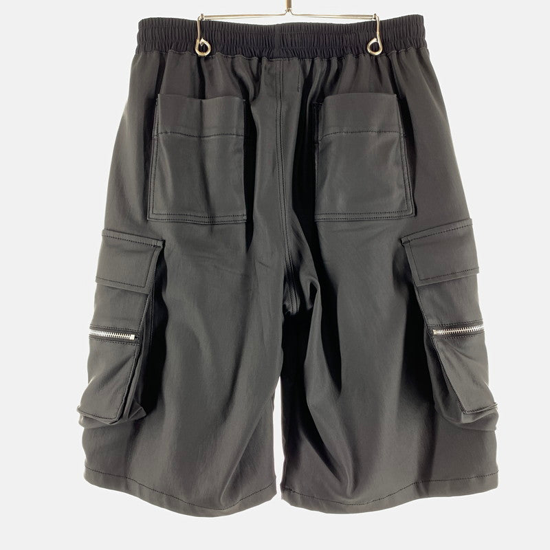 【中古品】【メンズ】 DANKE SCHON ダンケシェーン CARGO HALF PANTS カーゴ ハーフパンツ BLACK/SIZE:M/レザー.ギミック 153-260909-io-07-fuzh カラー：ブラック 万代Net店