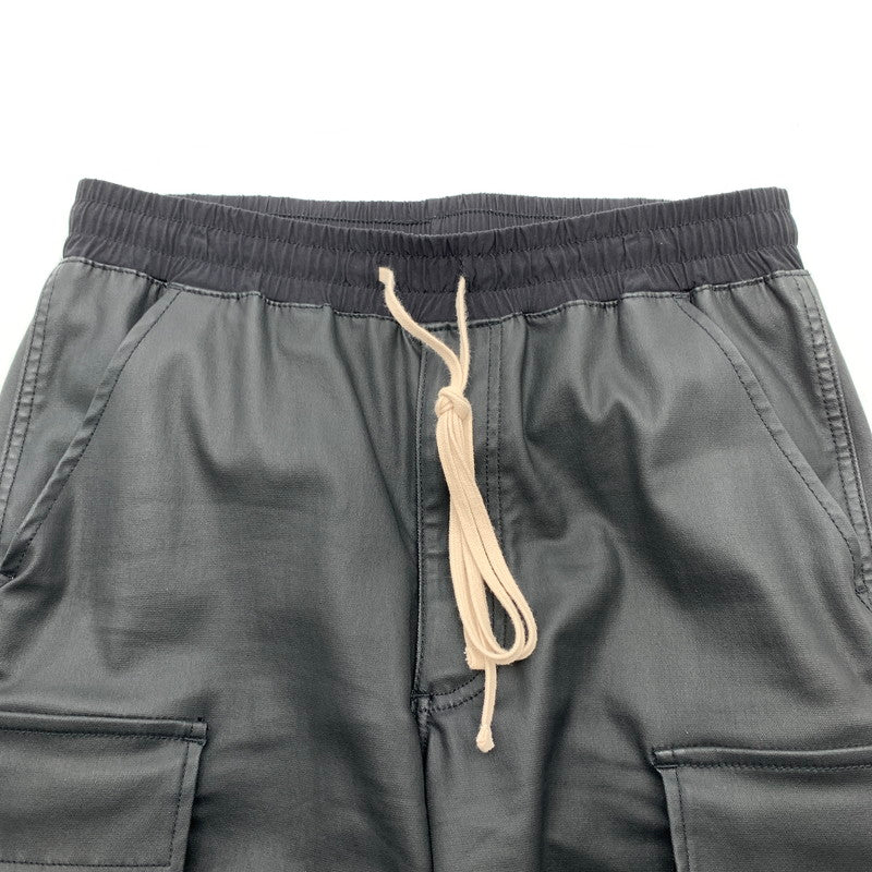 【中古品】【メンズ】 DANKE SCHON ダンケシェーン CARGO HALF PANTS カーゴ ハーフパンツ BLACK/SIZE:M/レザー.ギミック 153-260909-io-07-fuzh カラー：ブラック 万代Net店