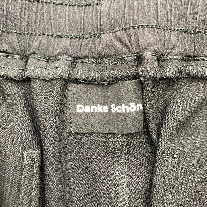 【中古品】【メンズ】 DANKE SCHON ダンケシェーン CARGO HALF PANTS カーゴ ハーフパンツ BLACK/SIZE:M/レザー.ギミック 153-260909-io-07-fuzh カラー：ブラック 万代Net店