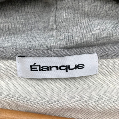 【中古品】【メンズ】 ELANQUE エランク ZIP UP PARKER ジップアップ パーカー フーディー GRAY/SIZE:M ※袖汚れあり 142-260909-io-03-fuzh カラー：グレー 万代Net店