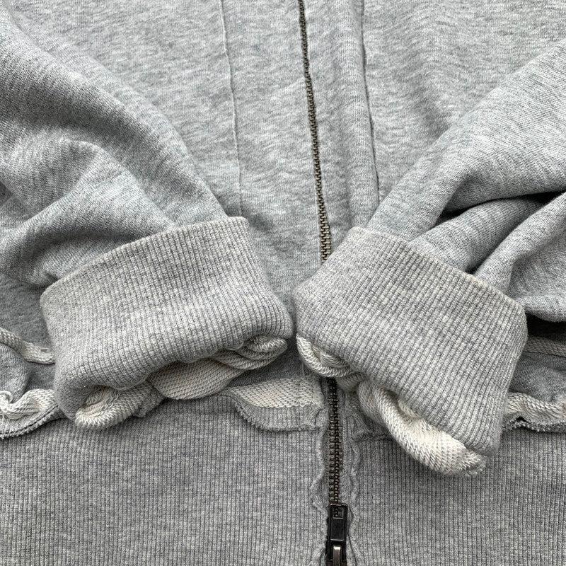 【中古品】【メンズ】 ELANQUE エランク ZIP UP PARKER ジップアップ パーカー フーディー GRAY/SIZE:M ※袖汚れあり 142-260909-io-03-fuzh カラー：グレー 万代Net店