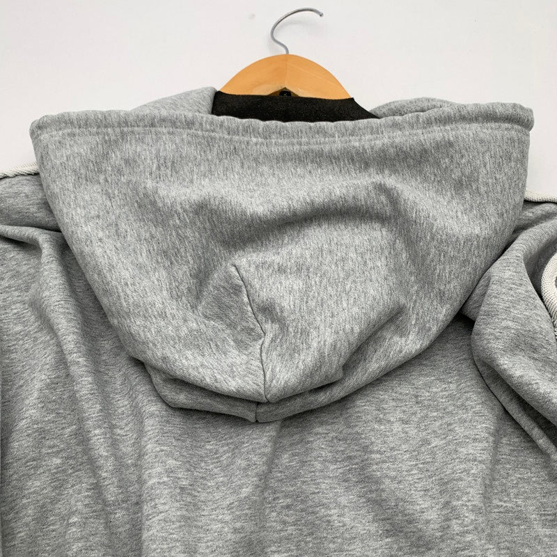 【中古品】【メンズ】 ELANQUE エランク ZIP UP PARKER ジップアップ パーカー フーディー GRAY/SIZE:M ※袖汚れあり 142-260909-io-03-fuzh カラー：グレー 万代Net店