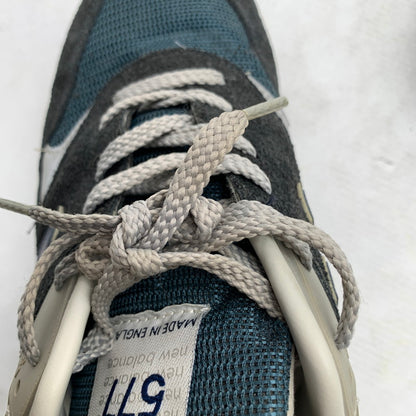 【中古品】【メンズ】 NEW BALANCE ニューバランス M577ANN ローカットスニーカー 紺/SIZE:8 1/2(27.0cm相当)/靴紐・保存袋・箱付属 ※使用感・カビ臭有 スニーカー 靴 162-260908-io-13-fuzh カラー：ネイビー 万代Net店