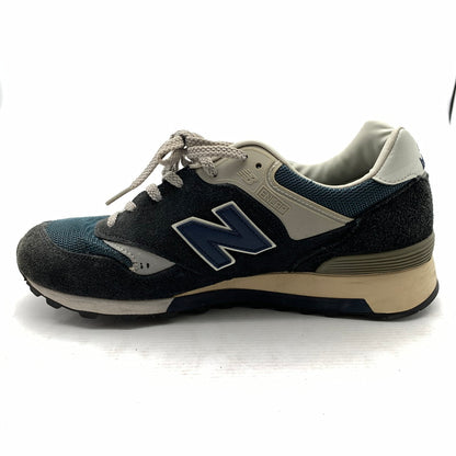 【中古品】【メンズ】 NEW BALANCE ニューバランス M577ANN ローカットスニーカー 紺/SIZE:8 1/2(27.0cm相当)/靴紐・保存袋・箱付属 ※使用感・カビ臭有 スニーカー 靴 162-260908-io-13-fuzh カラー：ネイビー 万代Net店
