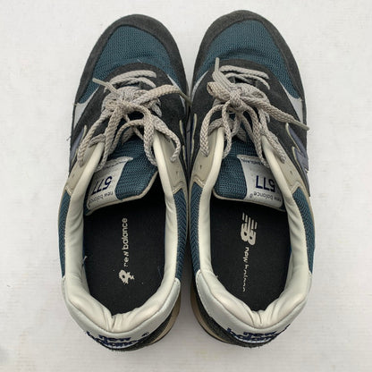 【中古品】【メンズ】 NEW BALANCE ニューバランス M577ANN ローカットスニーカー 紺/SIZE:8 1/2(27.0cm相当)/靴紐・保存袋・箱付属 ※使用感・カビ臭有 スニーカー 靴 162-260908-io-13-fuzh カラー：ネイビー 万代Net店