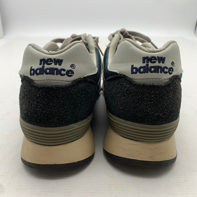 【中古品】【メンズ】 NEW BALANCE ニューバランス M577ANN ローカットスニーカー 紺/SIZE:8 1/2(27.0cm相当)/靴紐・保存袋・箱付属 ※使用感・カビ臭有 スニーカー 靴 162-260908-io-13-fuzh カラー：ネイビー 万代Net店