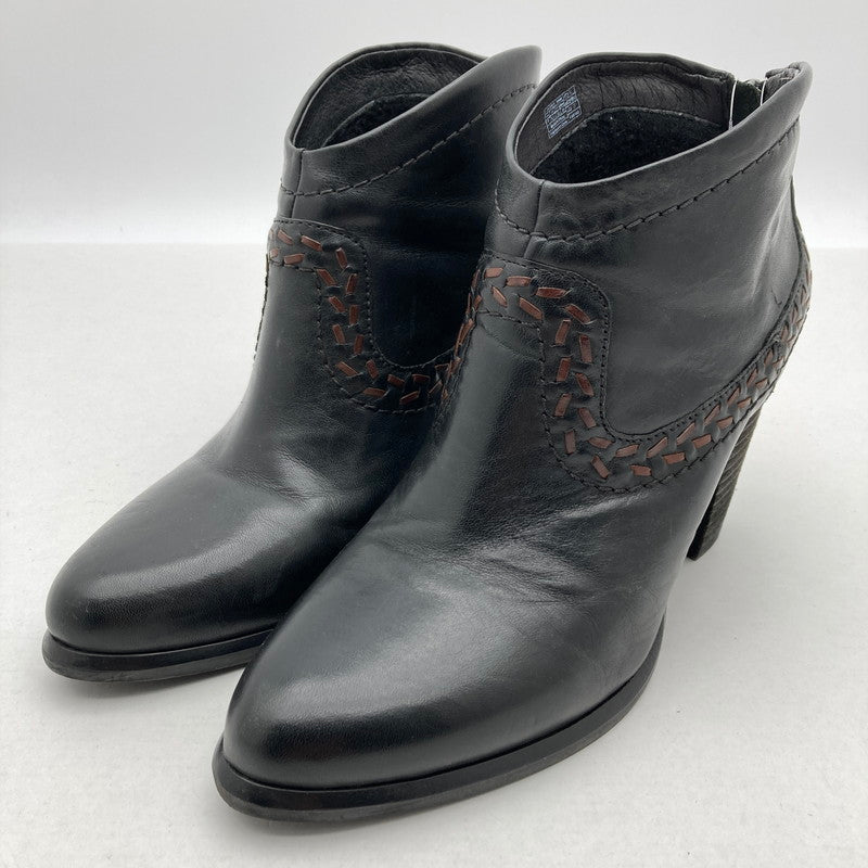 【中古品】【レディース】 UGG アグ F30014G レザー ショートブーツ 靴 167-260929-vt-91-fuzh サイズ：24.0cm カラー：ブラック 万代Net店