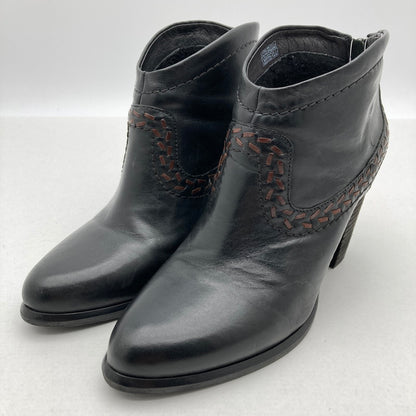 【中古品】【レディース】 UGG アグ F30014G レザー ショートブーツ 靴 167-260929-vt-91-fuzh サイズ：24.0cm カラー：ブラック 万代Net店