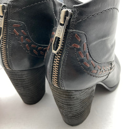 【中古品】【レディース】 UGG アグ F30014G レザー ショートブーツ 靴 167-260929-vt-91-fuzh サイズ：24.0cm カラー：ブラック 万代Net店