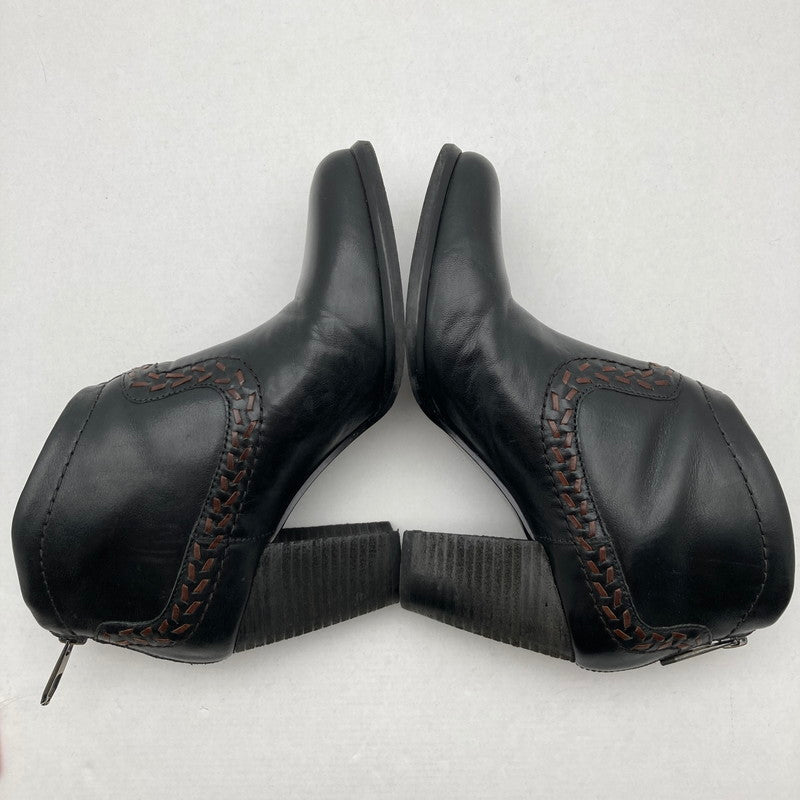 【中古品】【レディース】 UGG アグ F30014G レザー ショートブーツ 靴 167-260929-vt-91-fuzh サイズ：24.0cm カラー：ブラック 万代Net店