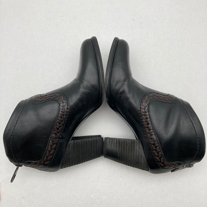 【中古品】【レディース】 UGG アグ F30014G レザー ショートブーツ 靴 167-260929-vt-91-fuzh サイズ：24.0cm カラー：ブラック 万代Net店