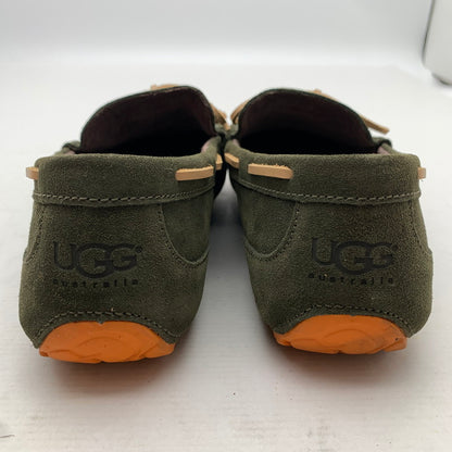 【中古品】【メンズ】 UGG アグ デッキシューズ 深緑/SIZE:28.0cm/スエード/ファーインソール・箱付属 靴 スウェード シューズ ※箱傷み・カビ臭あり 164-260908-io-04-fuzh 万代Net店
