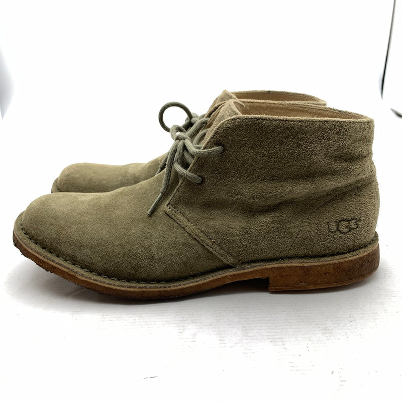 【中古品】【メンズ】 UGG アグ チャッカブーツ GRAY/SIZE:28.0cm/スエード/インソール.箱付属 ※使用感あり・箱破れ・カビ臭有 靴 165-260908-io-05-fuzh カラー：グレー 万代Net店