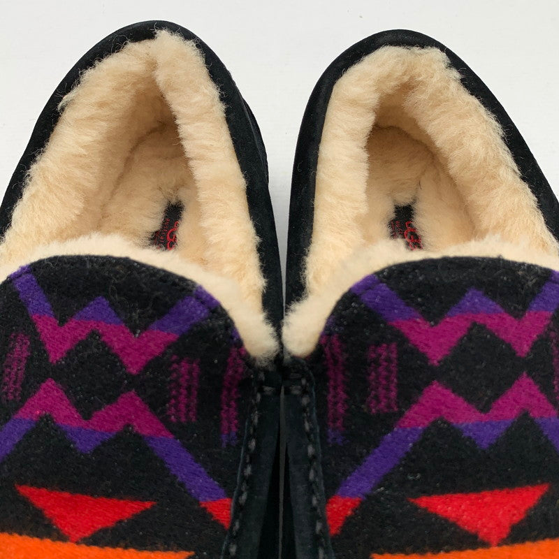 【中古品】【メンズ】 UGG アグ×PENDLETON ペンドルトン モカシンシューズ BLACK/SIZE:27.0cm/箱付属 靴 ※カビ臭あり 164-260908-io-06-fuzh カラー：ブラック 万代Net店
