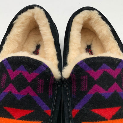 【中古品】【メンズ】 UGG アグ×PENDLETON ペンドルトン モカシンシューズ BLACK/SIZE:27.0cm/箱付属 靴 ※カビ臭あり 164-260908-io-06-fuzh カラー：ブラック 万代Net店