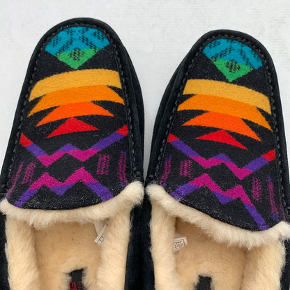 【中古品】【メンズ】 UGG アグ×PENDLETON ペンドルトン モカシンシューズ BLACK/SIZE:27.0cm/箱付属 靴 ※カビ臭あり 164-260908-io-06-fuzh カラー：ブラック 万代Net店