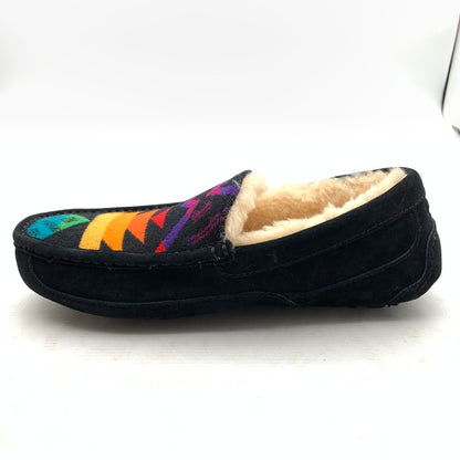 【中古品】【メンズ】 UGG アグ×PENDLETON ペンドルトン モカシンシューズ BLACK/SIZE:27.0cm/箱付属 靴 ※カビ臭あり 164-260908-io-06-fuzh カラー：ブラック 万代Net店