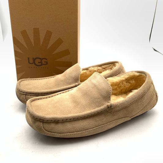 【中古品】【メンズ】 UGG アグ 5775 ASCOT モカシンシューズ BEIGE/SIZE:28.0cm/箱付属 靴 ※カビ臭あり 164-260908-io-09-fuzh カラー：ベージュ 万代Net店