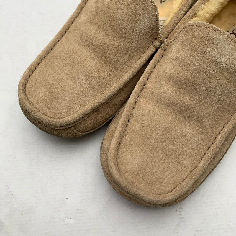 【中古品】【メンズ】 UGG アグ 5775 ASCOT モカシンシューズ BEIGE/SIZE:28.0cm/箱付属 靴 ※カビ臭あり 164-260908-io-09-fuzh カラー：ベージュ 万代Net店