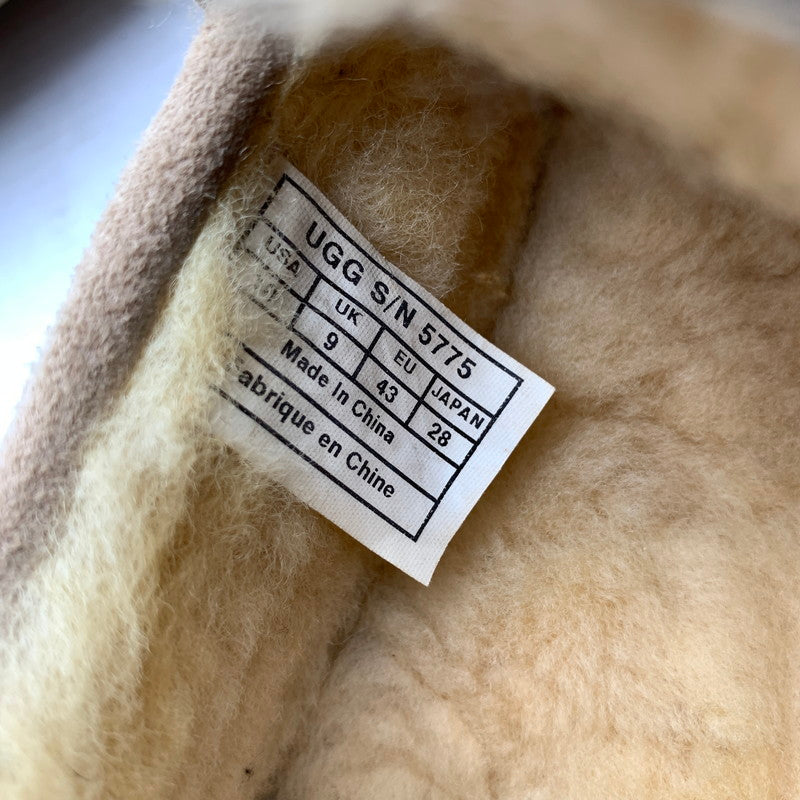【中古品】【メンズ】 UGG アグ 5775 ASCOT モカシンシューズ BEIGE/SIZE:28.0cm/箱付属 靴 ※カビ臭あり 164-260908-io-09-fuzh カラー：ベージュ 万代Net店