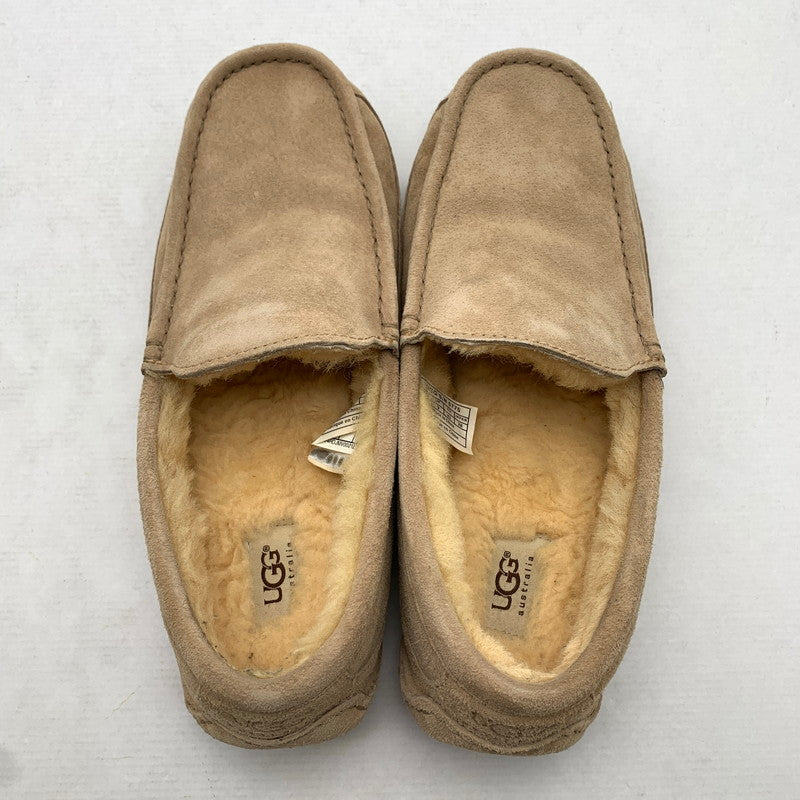 【中古品】【メンズ】 UGG アグ 5775 ASCOT モカシンシューズ BEIGE/SIZE:28.0cm/箱付属 靴 ※カビ臭あり 164-260908-io-09-fuzh カラー：ベージュ 万代Net店