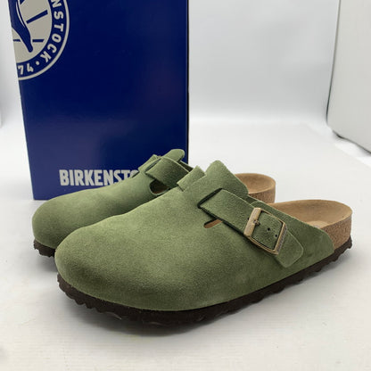 【中古品】【メンズ】 BIRKENSTOCK ビルケンシュトック 1014208 BOSTON クロッグ サンダル GREEN/SIZE:27.0cm 箱付属 靴 ※カビ臭あり 164-260908-io-03-fuzh カラー：グリーン 万代Net店