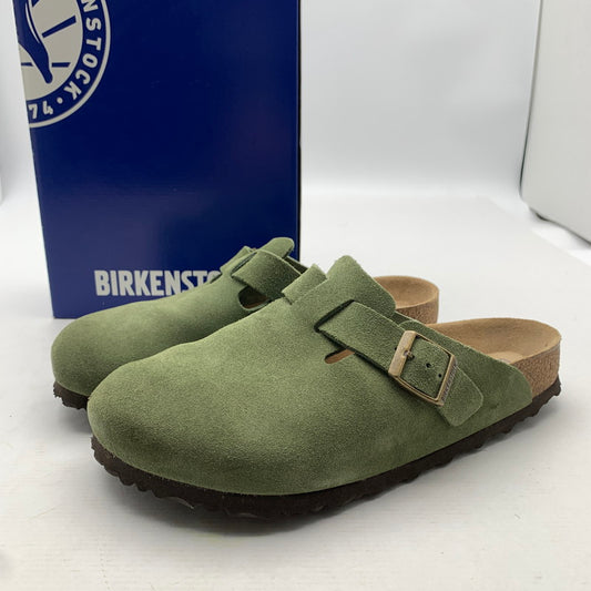 【中古品】【メンズ】 BIRKENSTOCK ビルケンシュトック 1014208 BOSTON クロッグ サンダル GREEN/SIZE:27.0cm 箱付属 靴 ※カビ臭あり 164-260908-io-03-fuzh カラー：グリーン 万代Net店