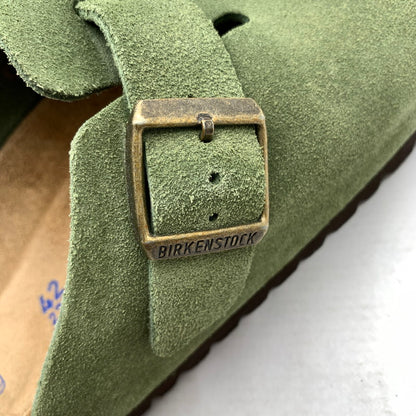 【中古品】【メンズ】 BIRKENSTOCK ビルケンシュトック 1014208 BOSTON クロッグ サンダル GREEN/SIZE:27.0cm 箱付属 靴 ※カビ臭あり 164-260908-io-03-fuzh カラー：グリーン 万代Net店