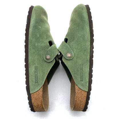 【中古品】【メンズ】 BIRKENSTOCK ビルケンシュトック 1014208 BOSTON クロッグ サンダル GREEN/SIZE:27.0cm 箱付属 靴 ※カビ臭あり 164-260908-io-03-fuzh カラー：グリーン 万代Net店