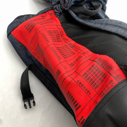 【中古品】【メンズ】 DIESEL ディーゼル BACKPACK バックパック リュック BLACK.RED/Wベルトバックル ※スレ・使用感有 カバン バッグ かばん 鞄 188-260909-io-01-fuzh カラー：ブラックレッド 万代Net店