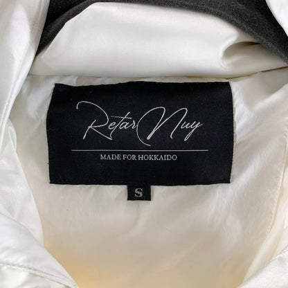【中古品】【メンズ】 RETAR NUY レタールヌイ ダウンジャケット 上着 アウター WHITE SIZE:S ※汚れ有 147-260912-io-04-fuzh カラー：ホワイト 万代Net店