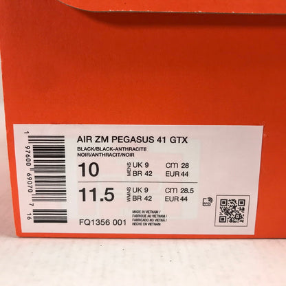 【中古品】【メンズ】 NIKE ナイキ FQ1356-001 AIR ZOOM PEGASUS 41 GTX エア ズーム ペガサス スニーカー 靴 160-260925-mh-05-fuzh サイズ：28cm カラー：ブラック 万代Net店