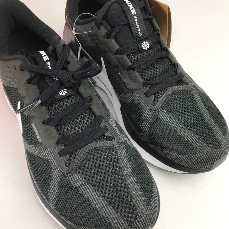 【中古美品】【メンズ】 NIKE ナイキ AIR ZOOM STRUCTURE 25 WIDE エア ズーム ストラクチャー スニーカー 靴 160-260925-mh-06-fuzh サイズ：27.5cm カラー：ブラック 万代Net店