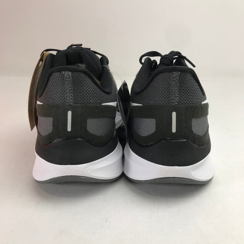 【中古美品】【メンズ】 NIKE ナイキ AIR ZOOM STRUCTURE 25 WIDE エア ズーム ストラクチャー スニーカー 靴 160-260925-mh-06-fuzh サイズ：27.5cm カラー：ブラック 万代Net店