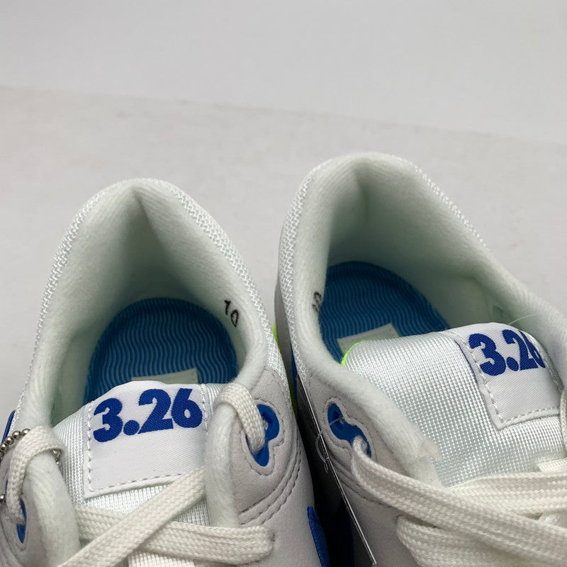 【中古美品】【メンズ】 NIKE ナイキ HF2903-100 AIR MAX 1 '86 OG "ROYAL AND VOLT" エアマックス スニーカー 靴 160-260922-gm-27-fuzh サイズ：28cm カラー：ホワイト ブルー 万代Net店