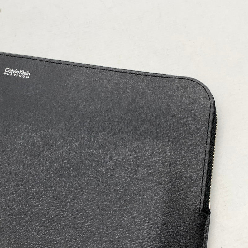 【中古品】【メンズ】 CALVIN KLEIN PLATINUM カルバンクライン クラッチバッグ カバン PCケース タブレットケース 188-260920-gm-39-fuzh カラー：ブラック 万代Net店