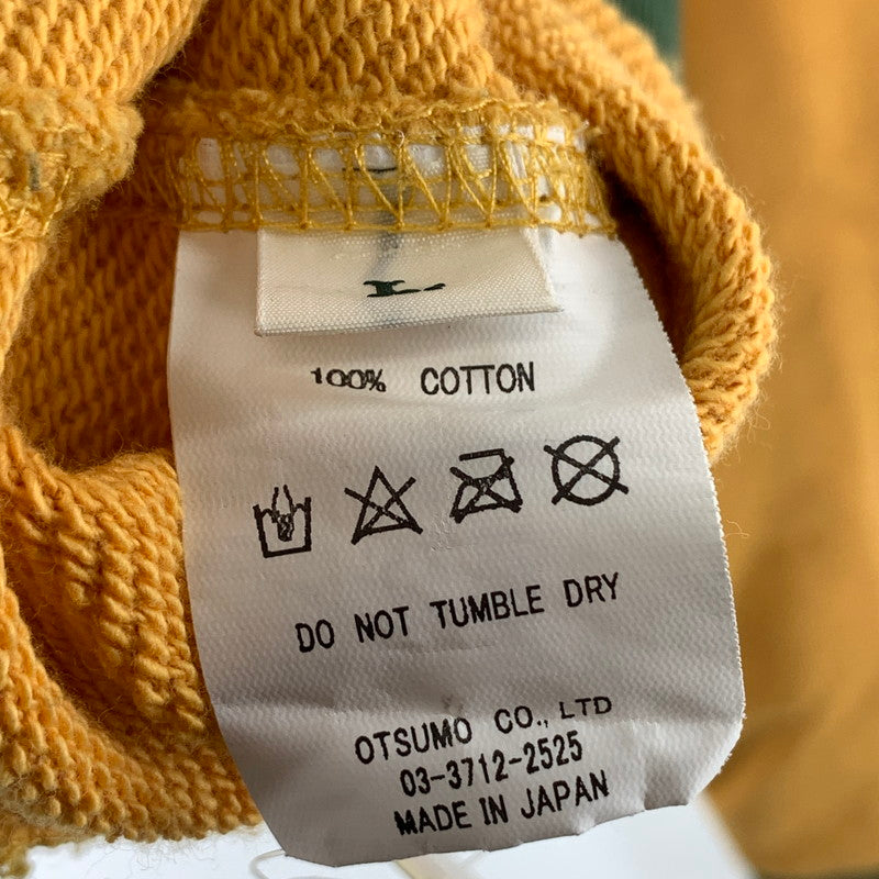 【中古品】【メンズ】 HUMAN MADE ヒューマンメード CREW NECK SWEAT SHIRT クルーネックスウェット ブランド 古着 142-260920-gm-15-fuzh サイズ：L カラー：イエロー 万代Net店