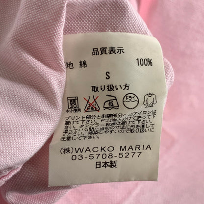 【中古品】【メンズ】 WACKO MARIA ワコマリア 長袖シャツ トップス 140-260923-gm-01-fuzh サイズ：S カラー：ピンク 万代Net店