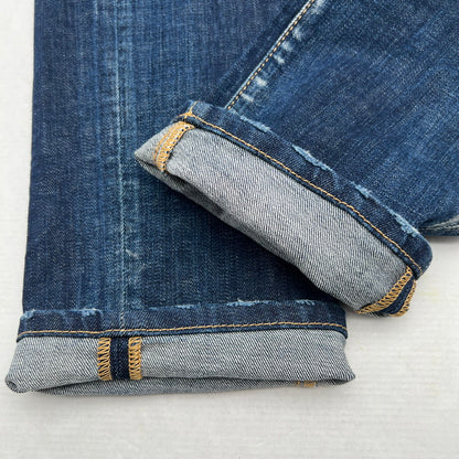 【中古品】【メンズ】 DSQUARED2 ディースクエアード デニムパンツ ジーンズ ジーパン INDIGO/SIZE:38/S72LB0730/ダメージ加工 171-260912-io-33-fuzh カラー：インディゴ 万代Net店