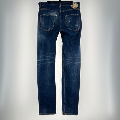 【中古品】【メンズ】 DSQUARED2 ディースクエアード デニムパンツ ジーンズ ジーパン INDIGO/SIZE:38/S72LB0730/ダメージ加工 171-260912-io-33-fuzh カラー：インディゴ 万代Net店