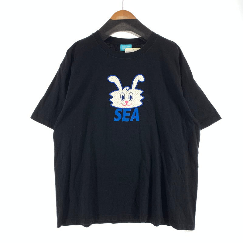 【中古品】【メンズ】 WIND AND SEA THUNDER BUNNY S.S TEE ウィンダンシー 半袖Tシャツ カットソー 142-260921-gm-10-fuzh サイズ：XL カラー：ブラック 万代Net店