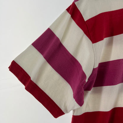 【中古品】【メンズ】 A BATHING APE アベイシングエイプ BORDER TEE ボーダーティーシャツ 142-260929-ny-02-fuzh サイズ：不明 カラー：ピンク 万代Net店
