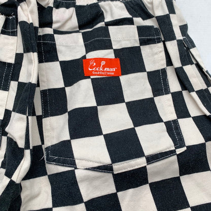 【中古品】【メンズ】 COOKMAN クックマン PANTS ショート パンツ 短パン チェッカーデザイン SIZE:S 158-260912-io-28-fuzh 万代Net店