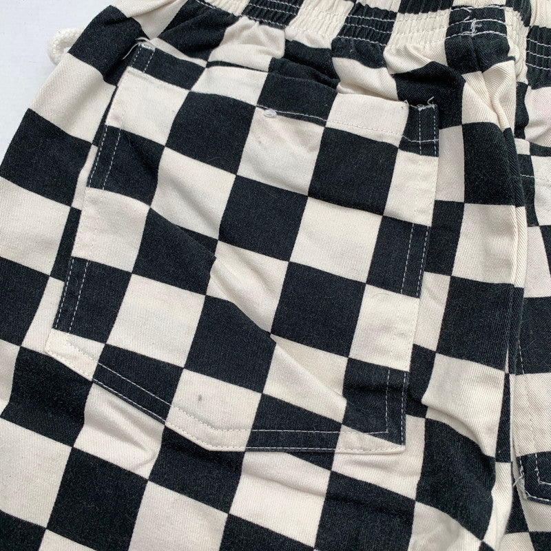 【中古品】【メンズ】 COOKMAN クックマン PANTS ショート パンツ 短パン チェッカーデザイン SIZE:S 158-260912-io-28-fuzh 万代Net店
